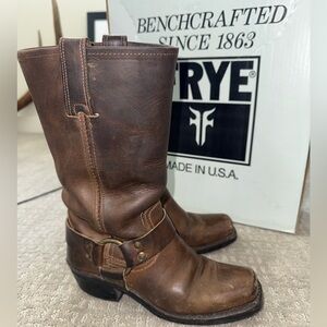 Frye Tan Harness 12R Boots